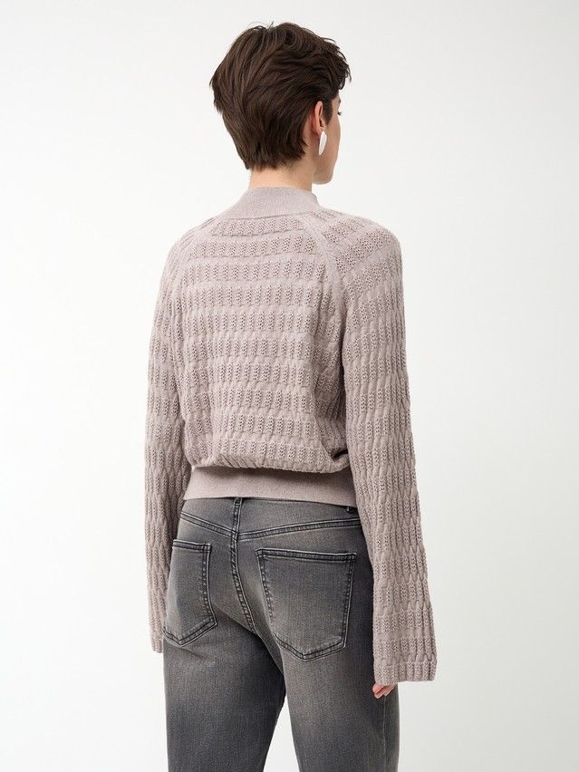 Women's pullover CONTE ELEGANT LDK24107, s.170-84, cappuccino melange - 4