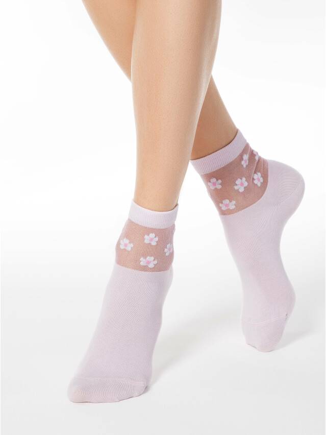 Women's socks CONTE ELEGANT CLASSIC, s.23, 084 light pink - 1