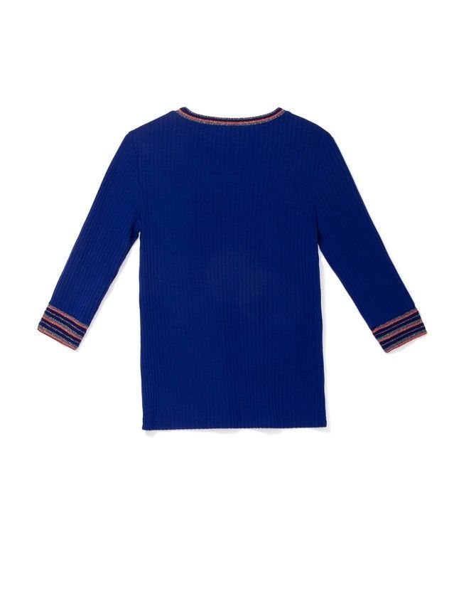 Women's polo neck shirt CONTE ELEGANT LD 835, s.170-100, electric blue - 4