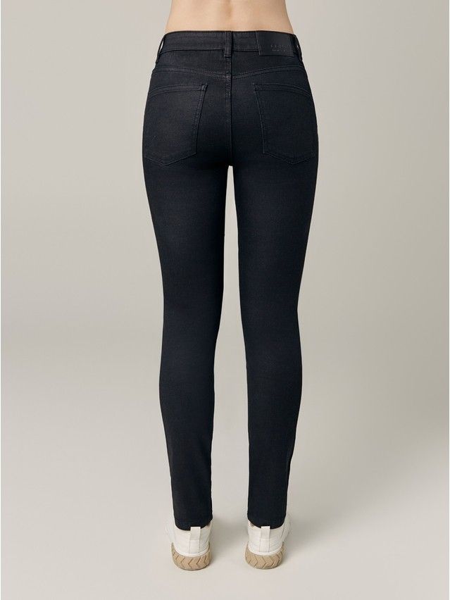Denim trousers CONTE ELEGANT CON-700, s.170-102, black - 2