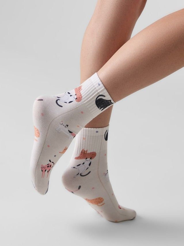 Women's socks CONTE ELEGANT CLASSIC, s.23-25, 1166 beige - 1