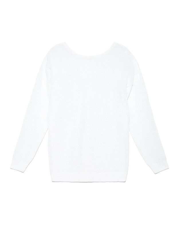 Women's polo neck shirt CONTE ELEGANT LDK049, s.170-84, white - 4