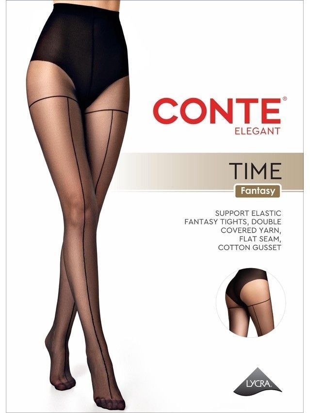 Women's tights CONTE ELEGANT TIME, s.2, nero - 6