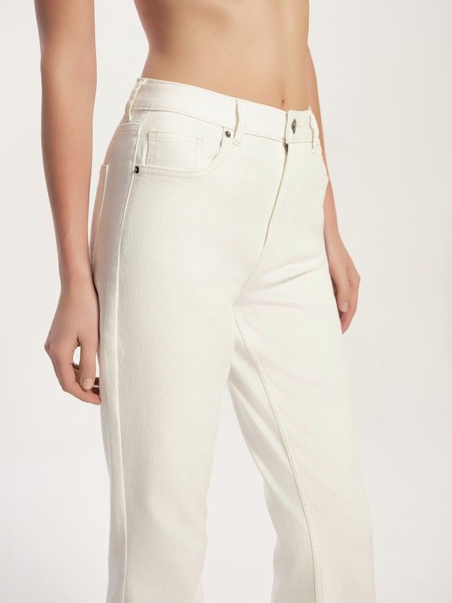 Denim trousers CONTE ELEGANT CON-803, s.170-102, off white - 6