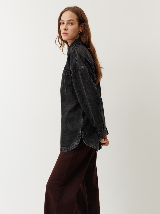 Denim windbreaker CONTE CON-984, s.170-84-90, washed black - 3