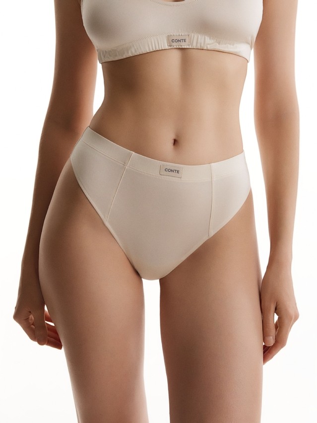 Women's panties CONTE NIGHT SHADOW LBR 3563, s.90, white sand - 1