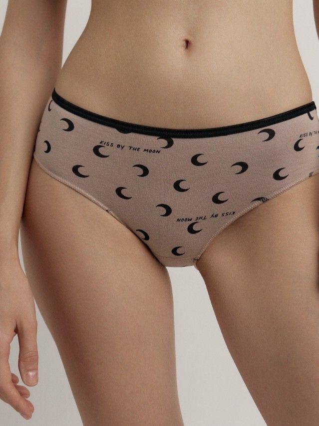 Women's panties CONTE ELEGANT BASIC COLLECTION LB 2014.1, s.90, cappuccino-black - 1