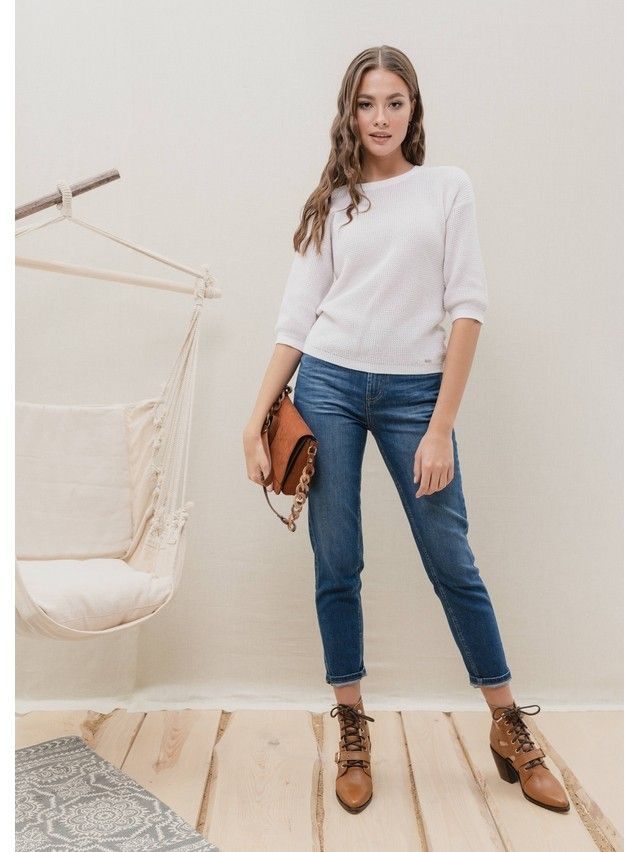 Women's polo neck shirt CONTE ELEGANT LDK052, s.170-84, blue frost - 1