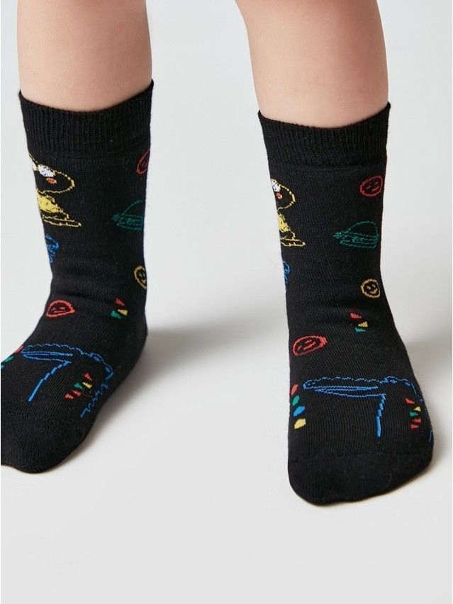 Children's socks CONTE-KIDS SOF-TIKI, s.16, 765 black - 2