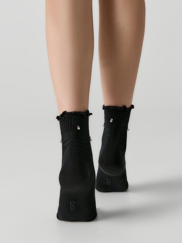 Women's socks CONTE, s.23-25, 1157 black - 3