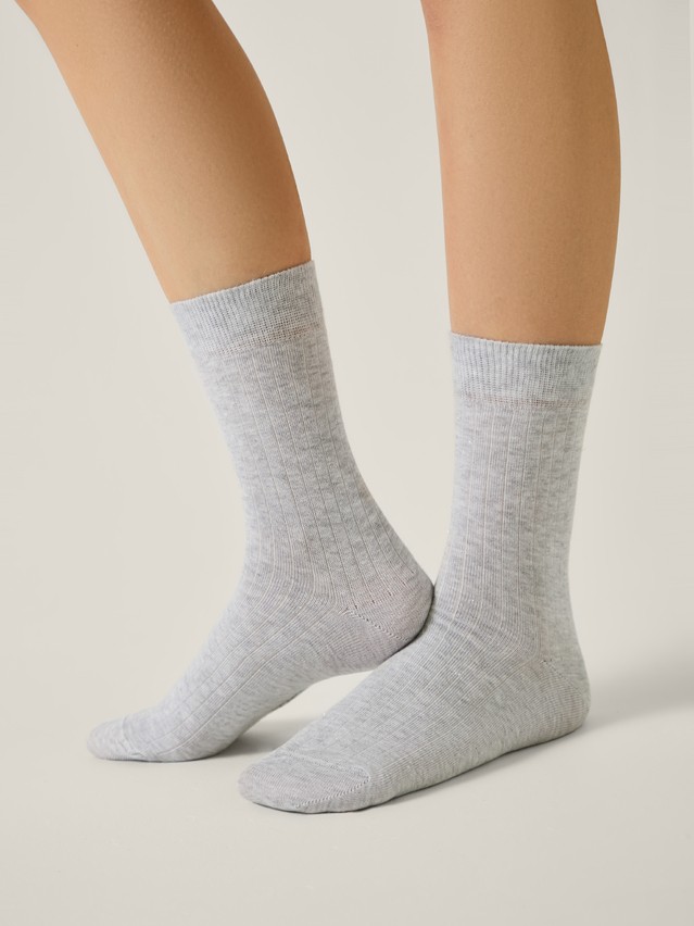 Women's socks CONTE ELEGANT CLASSIC, s.23-25, 784 light grey - 1