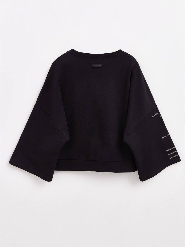 Women's polo neck shirt CONTE ELEGANT LD 1631, s.170-88, black - 4