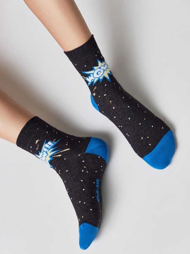 Children's socks CONTE-KIDS TIP-TOP, s.30-32, 395 black - 1
