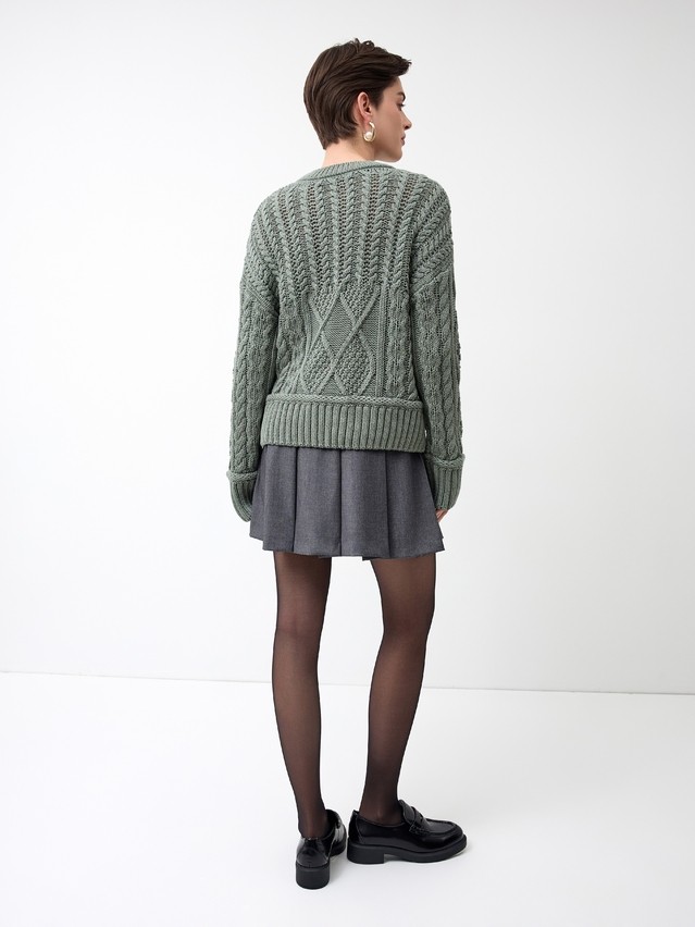 Women's pullover CONTE ELEGANT LDK24140, s.170-84, khaki - 6