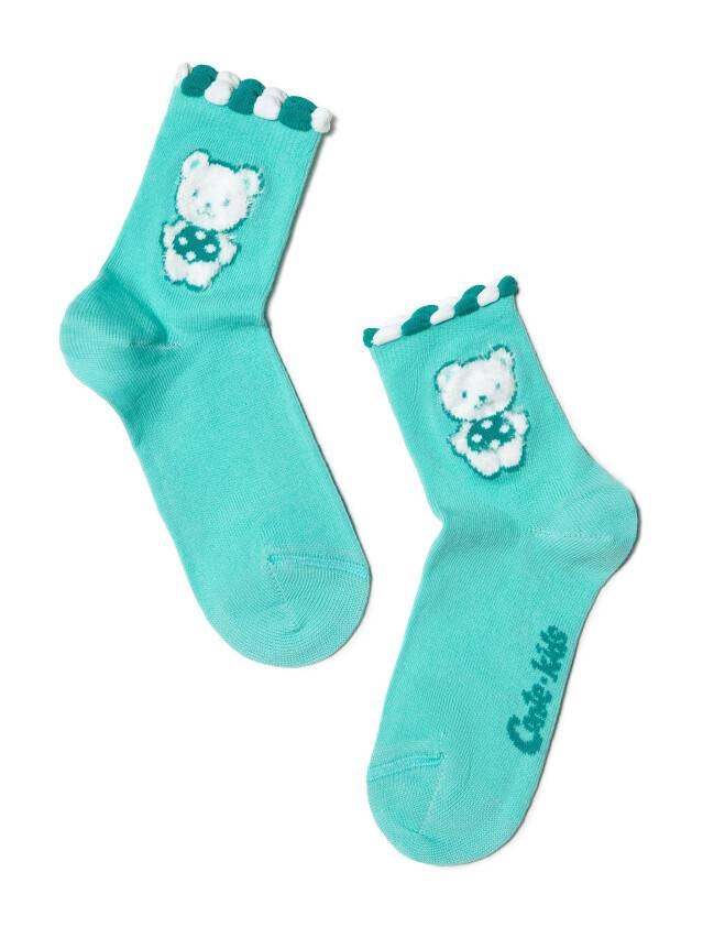 Children's socks TIP-TOP (with hairpins) 17S-88SP, s. 21-23, 288 turquoise - 2
