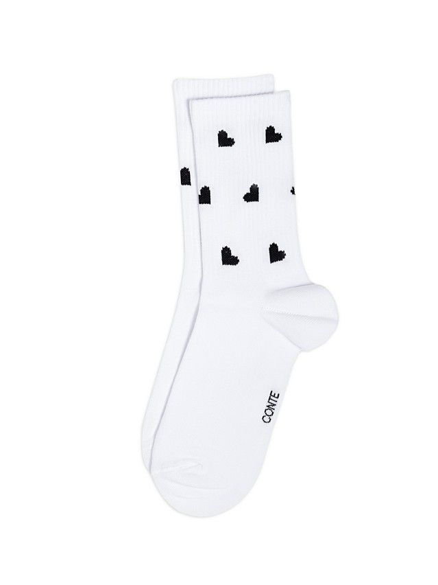 Women's socks CONTE ELEGANT ACTIVE, s.23-25, 708 white - 3