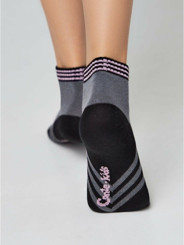 Children's socks CONTE-KIDS ACTIVE, s.16, 955 grey-light pink - 3