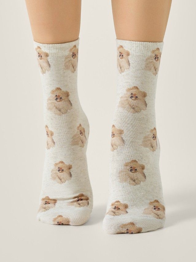 Women's socks CONTE ELEGANT FANTASY, s.23-25, 739 beige - 2