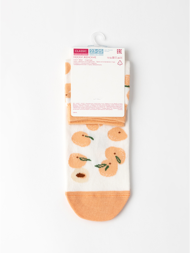 Women's socks CONTE ELEGANT CLASSIC, s.23-25, 962 milky-peach - 6