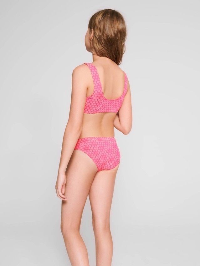 Swimming costume for girls CONTE ELEGANT STYLE GIRL, s.122,128-60, coral - 4