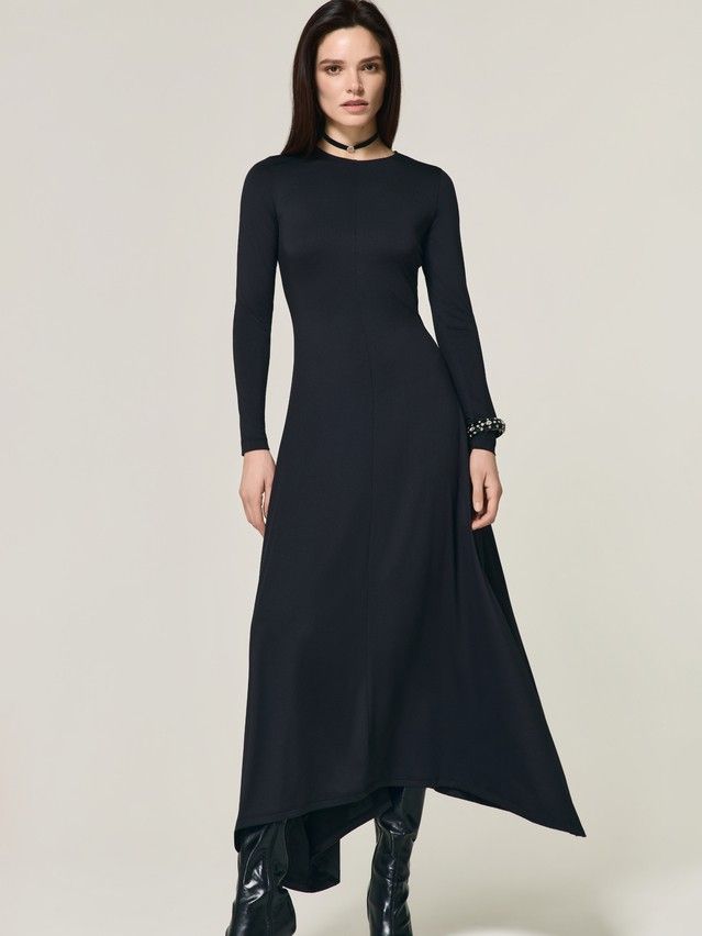 Women's gown CONTE LPL 3493, s.170-84-90, black - 1