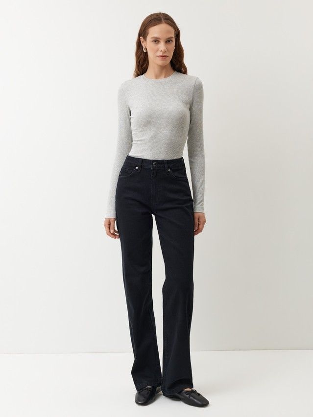 Women's jeans CONTE CON-948, s.164-90, washed black - 1