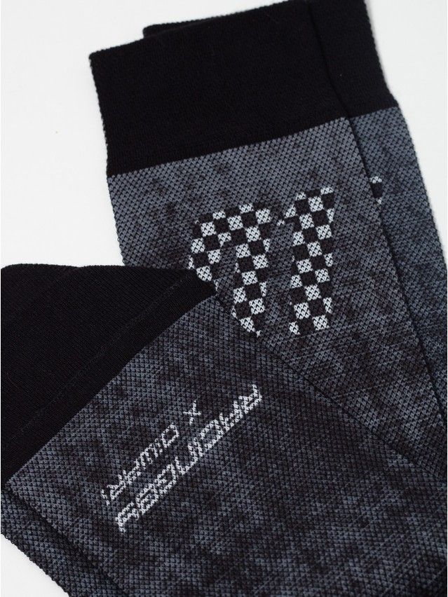 Men's socks DIWARI HAPPY, s.27, 207 dark grey - 1