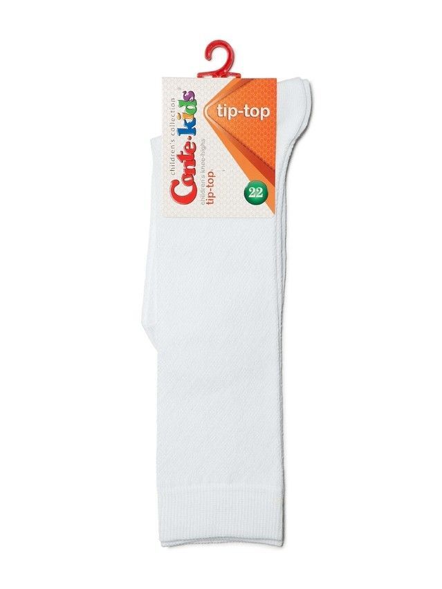 Children's knee high socks CONTE-KIDS TIP-TOP, s.30-32, 004 white - 3