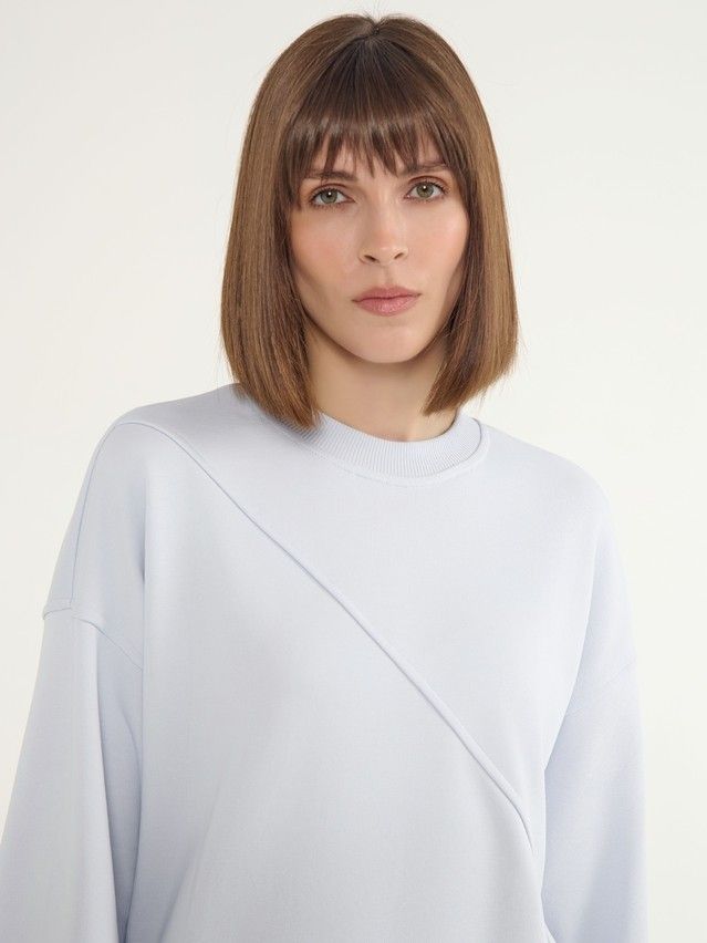 Women's polo neck shirt CONTE ELEGANT LD 3054, s.170-92, blue quartz - 5