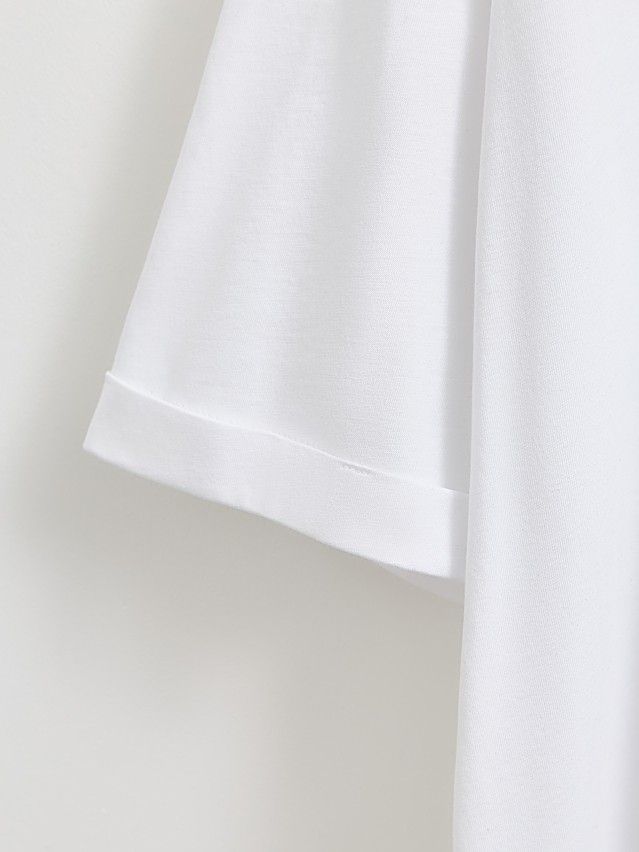 Women's polo neck shirt CONTE ELEGANT LD 3090, s.170-92, white - 7