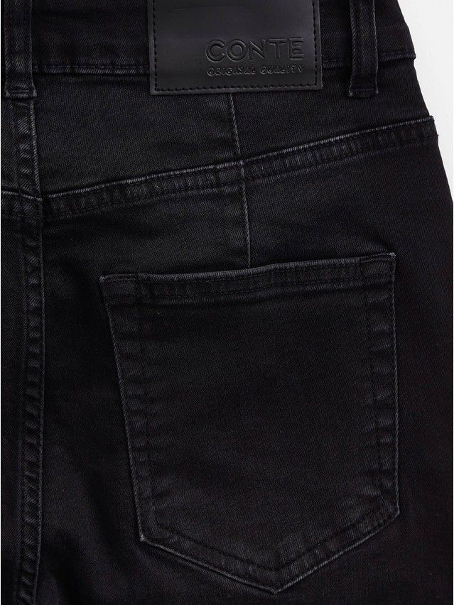 Denim trousers CONTE ELEGANT CON-394, s.170-102, washed black - 8
