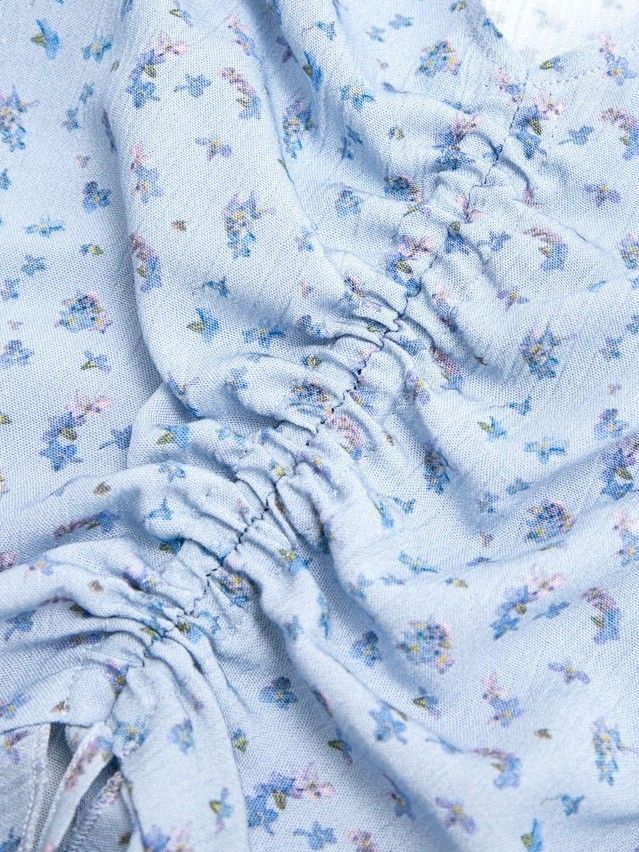 Women's blouse CONTE LBL 3831, s.170-84-90, blue-flowers - 7