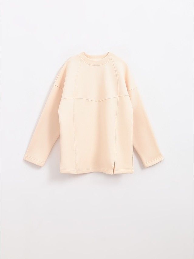 Women's polo neck shirt CONTE ELEGANT LD 2832, s.170-92, milk - 9