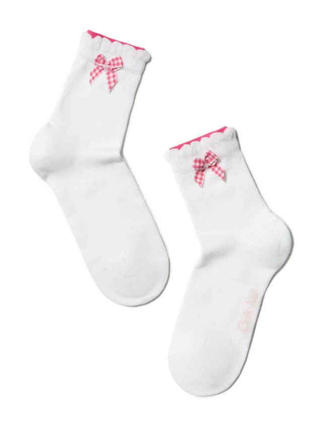 Children's socks CONTE-KIDS TIP-TOP (2 pairs),s.12, 705 white-pink - 2