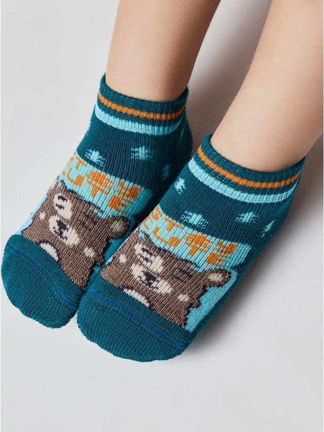 Children's socks CONTE-KIDS SOF-TIKI, s.15-17, 469 dark turquoise - 1
