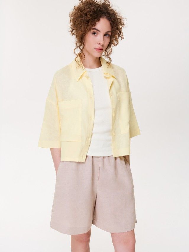 Women's shirt CONTE LRU 3585, s.170-84-90, yellow - 3