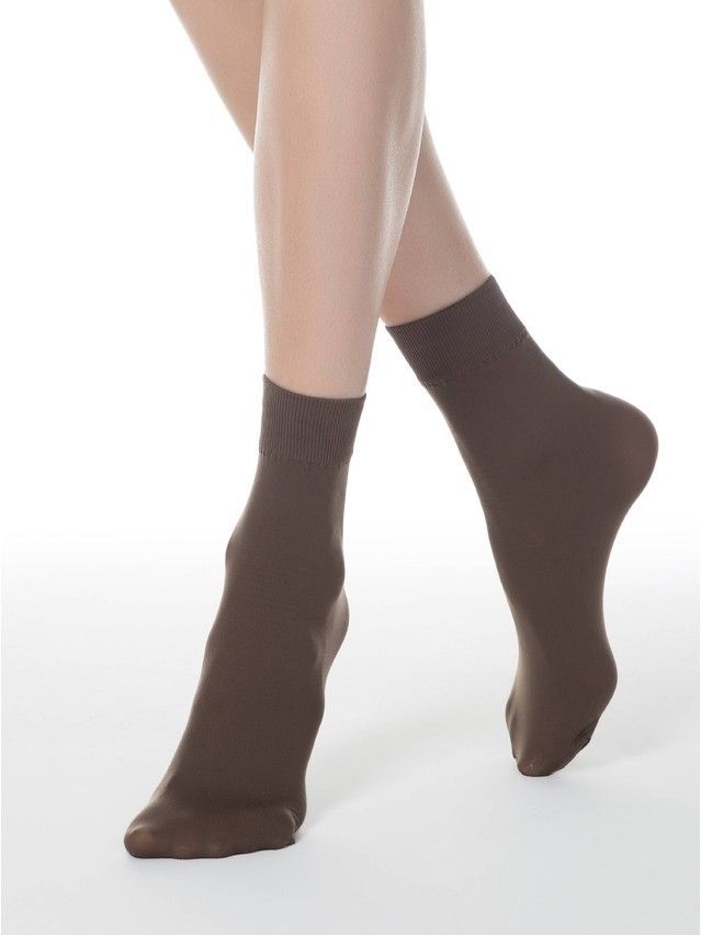 Women's socks CONTE ELEGANT MICROFIBRA 50 (1 pair),envelope, s.23-25, shade - 1
