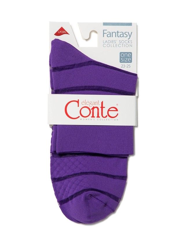 Women's socks CONTE ELEGANT FANTASY 16С-85СП, s.23-25, violet - 3