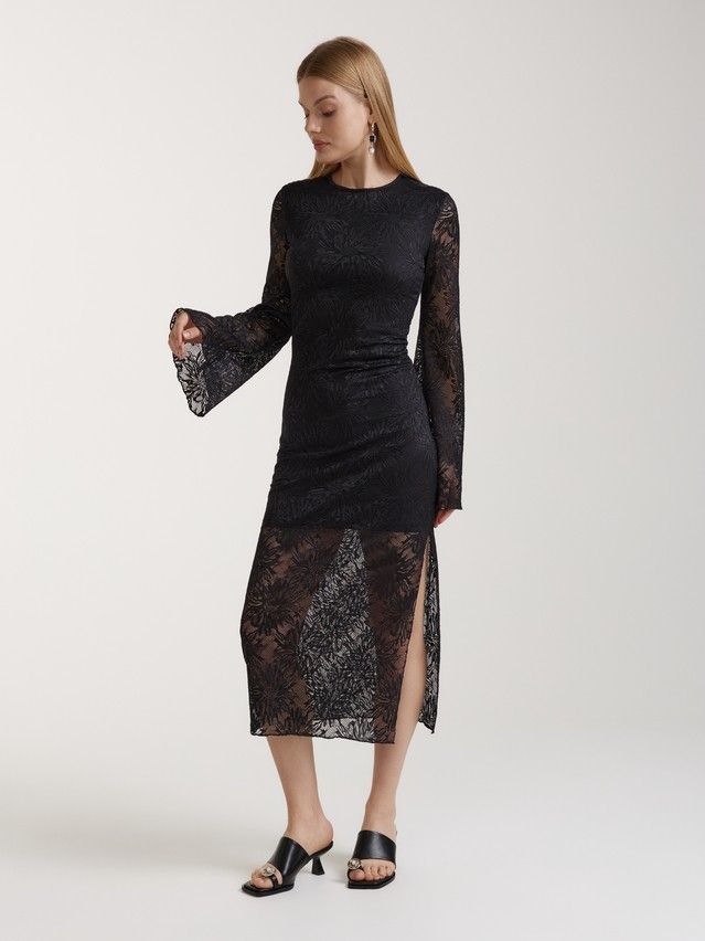 Women's gown CONTE ELEGANT LPL 3205, s.170-84-90, black - 1