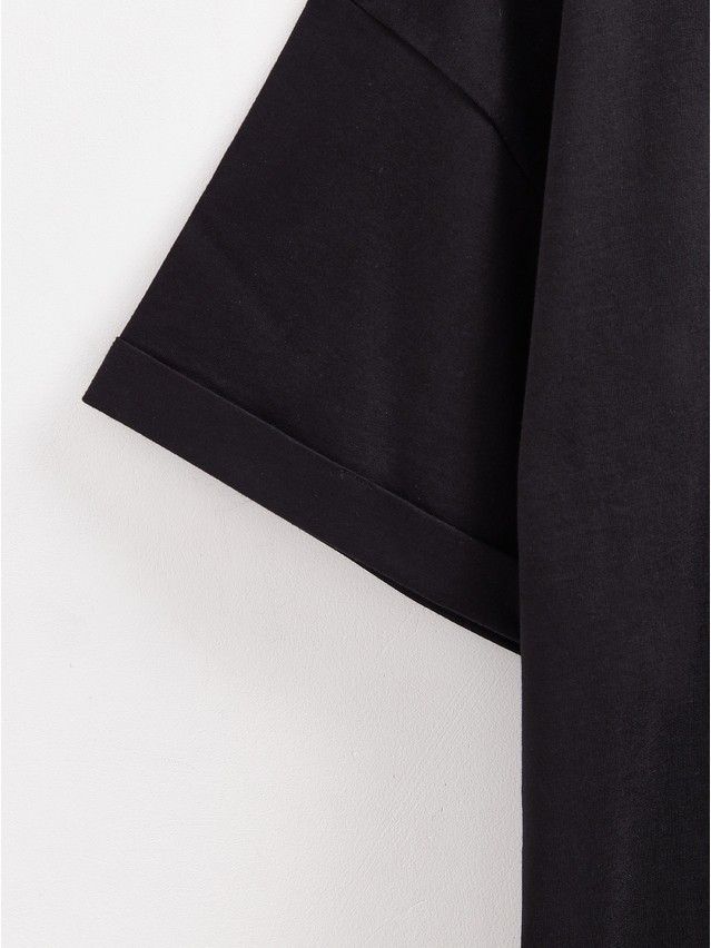 Women's polo neck shirt CONTE ELEGANT LD 2680, s.170-92, black-cat - 9
