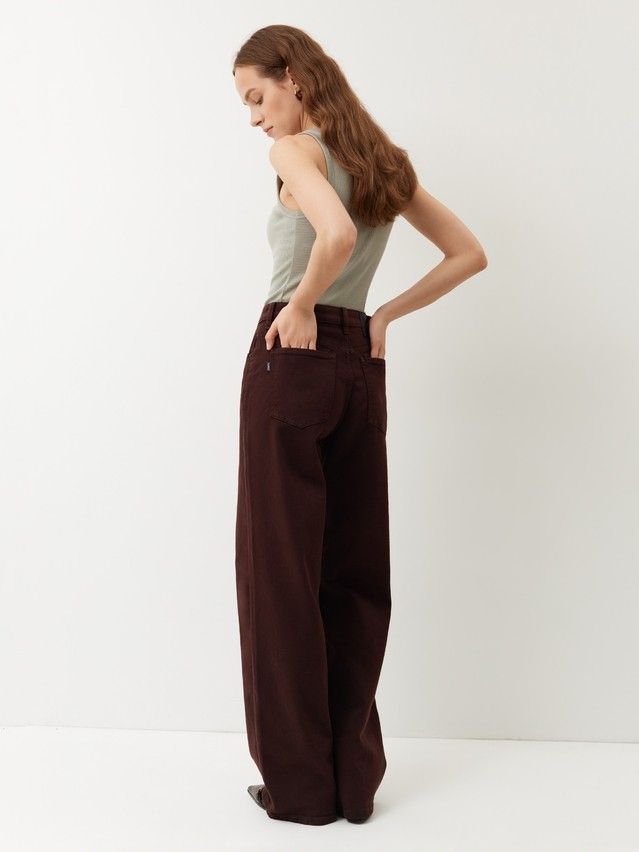 Women's jeans CONTE CON-961, s.164-94, brown - 2