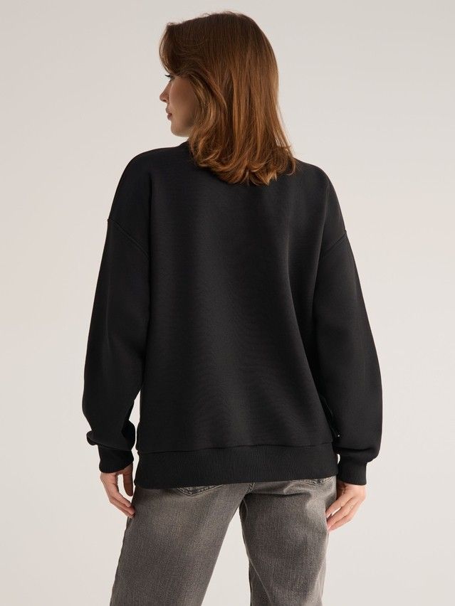 Women's polo neck shirt CONTE ELEGANT LD 2836, s.170-92, black - 2