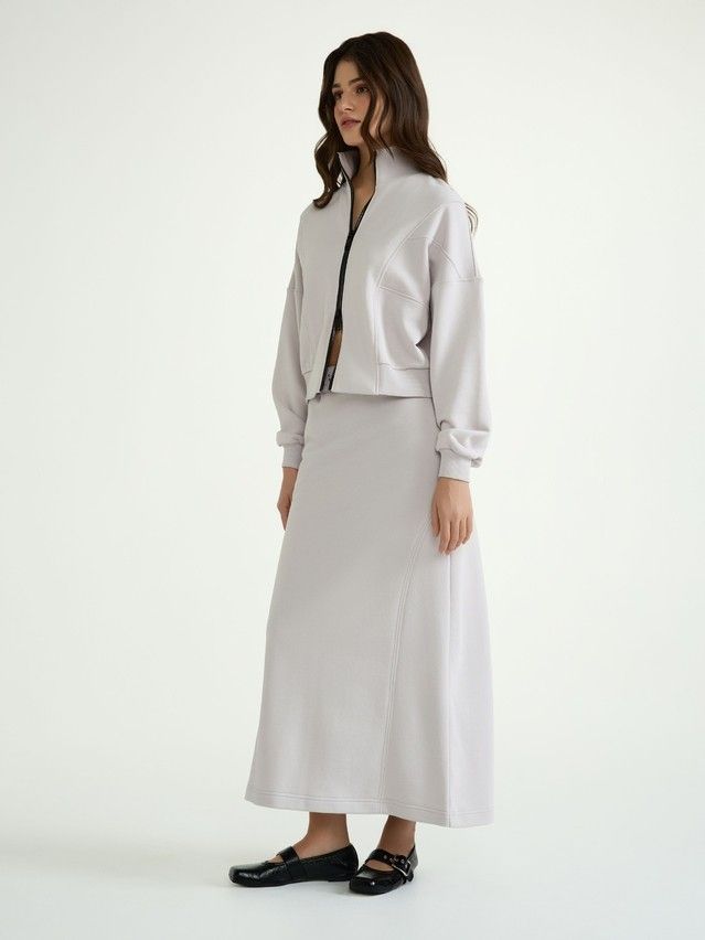 Women's skirt CONTE ELEGANT LU 3080, s.170-90, grey sand - 6