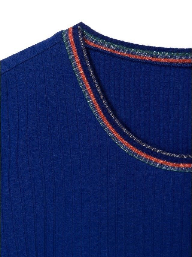 Women's polo neck shirt CONTE ELEGANT LD 835, s.170-100, electric blue - 5