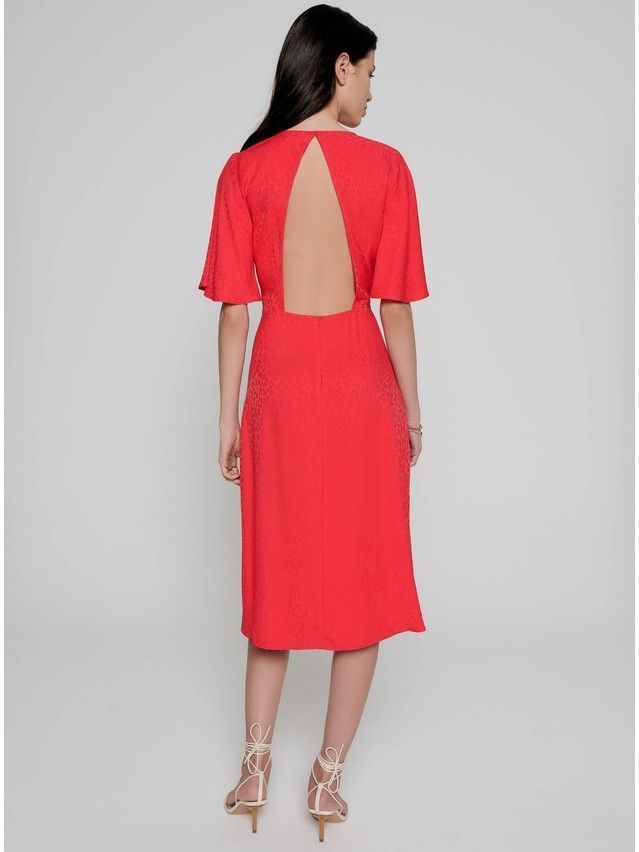 Women's dress LPL 1142, s.170-84-90, flaming red - 2