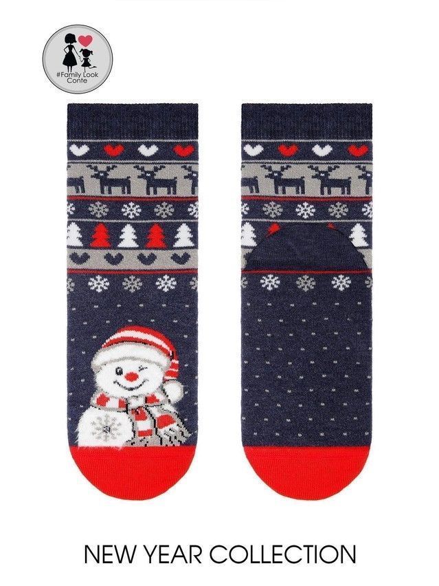 Women's socks CONTE ELEGANT NEW YEAR, s.23-25, 380 navy - 2