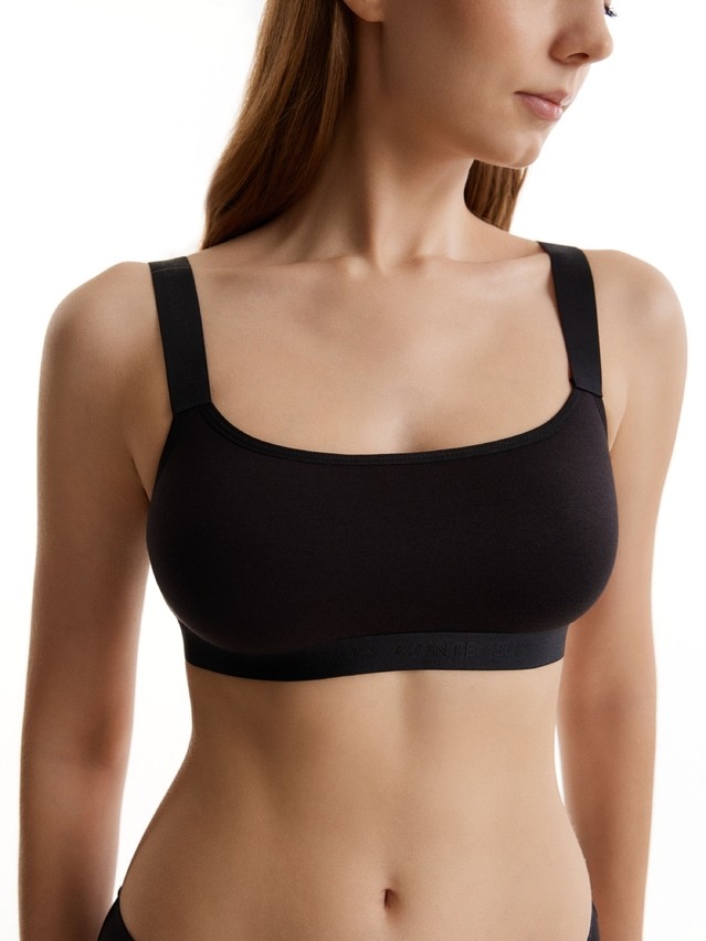 Women's top CONTE DOUBLE LINES LBE 3555, s.170-84, black - 1