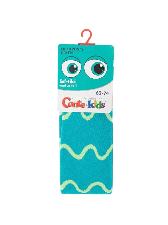 Children's tights CONTE-KIDS SOF-TIKI, s.62-74 (12),693 turquoise - 3