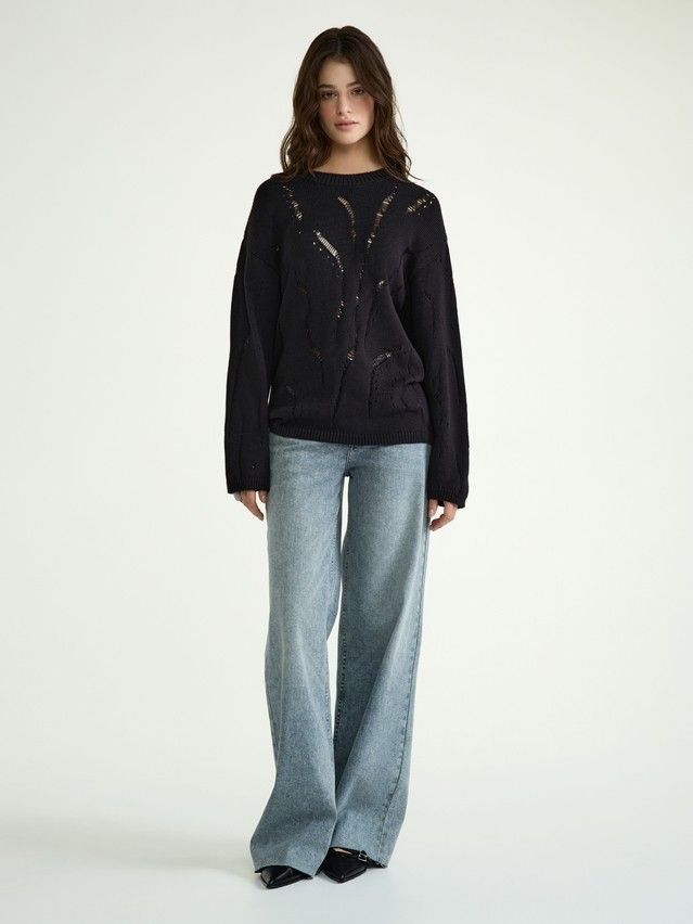 Women's pullover CONTE ELEGANT LDK2437, s.170-84, black - 1