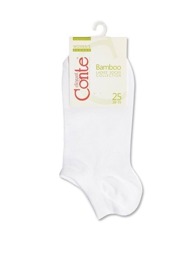 Women's socks CONTE ELEGANT BAMBOO, s.23, 000 white - 4